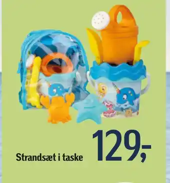Føtex Strandsæt i taske tilbud