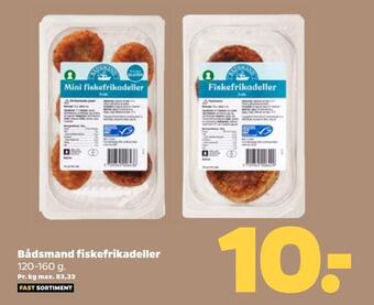 Netto Bådsmand fiskefrikadeller tilbud
