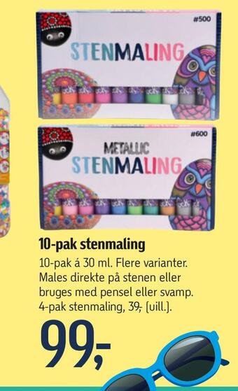 Føtex 10-pak stenmaling tilbud