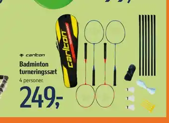 Badminton turneringssæt