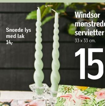 Føtex Snoede lys med lak tilbud