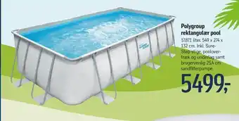 Føtex Polygroup rektangulær pool tilbud