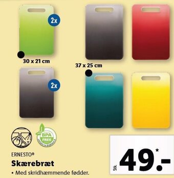 Lidl ERNESTOⓇ Skærebræt tilbud