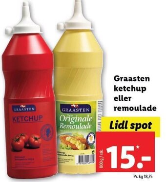 Lidl Graasten ketchup eller remoulade tilbud