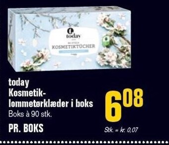 Today kosmetiklommetørklæder i boks