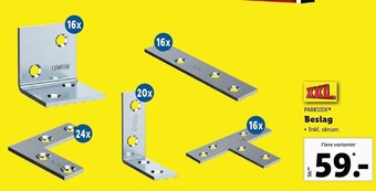 Lidl Parkside beslag tilbud