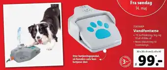 Lidl Zoofari vandfontæne tilbud