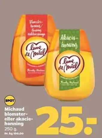 Netto Michaud blomster el. akacie honning tilbud