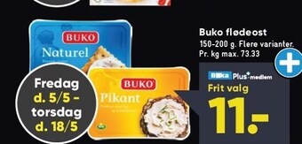 Bilka Buko flødeost tilbud