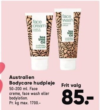 Bilka Australian bodycare hudpleje tilbud