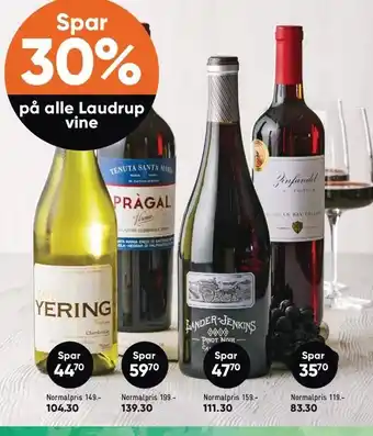Bilka Laudrup vine tilbud