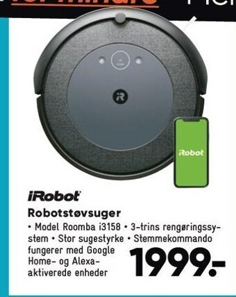 Bilka Irobot robotstøvsuger tilbud