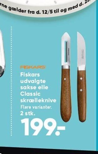 Fiskars udvalgte sakse el. classic skrælleknive