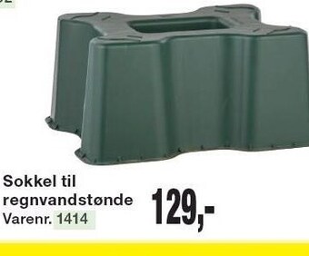 Harald Nyborg Sokkel til regnvandstønde tilbud