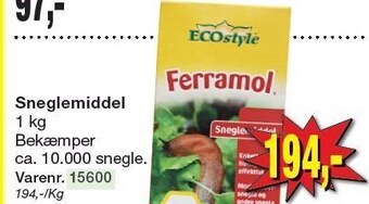 Harald Nyborg Sneglemiddel tilbud