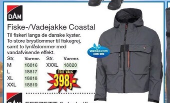 Harald Nyborg Fiske-/vadejakke coastal tilbud