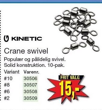 Harald Nyborg Crane swivel tilbud