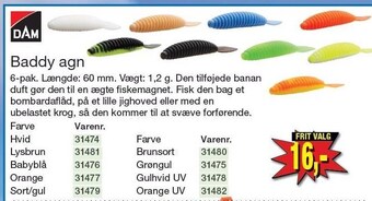 Harald Nyborg Baddy agn tilbud
