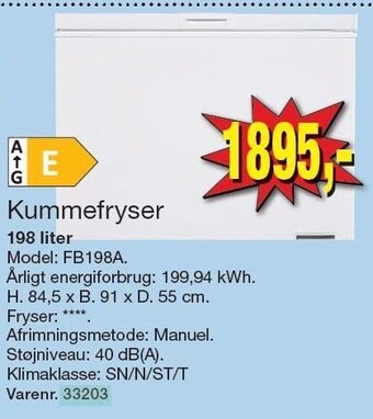Harald Nyborg Kummefryser tilbud