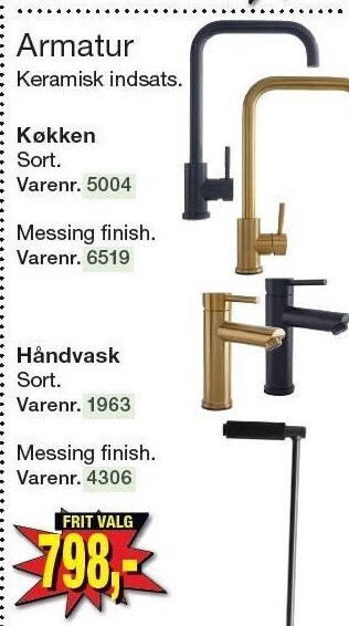 Harald Nyborg Armatur tilbud