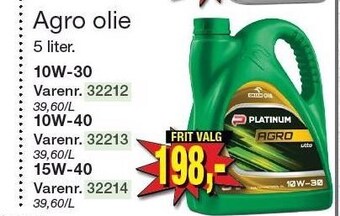 Harald Nyborg Agro olie tilbud