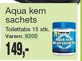Harald Nyborg Aqua kem sachets tilbud