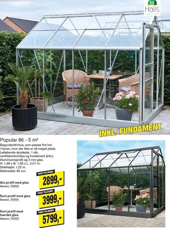 Harald Nyborg Popular 86 - 5m2 tilbud