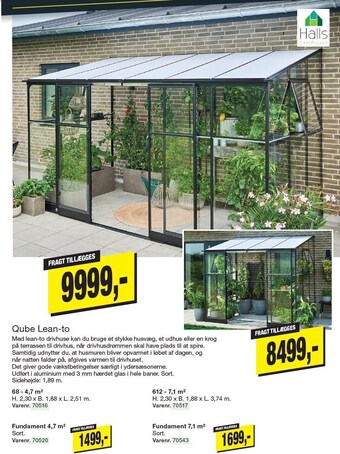 Harald Nyborg Qube lean-to tilbud