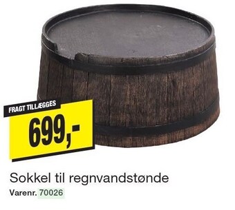 Harald Nyborg Sokkel til regnvandstønde tilbud