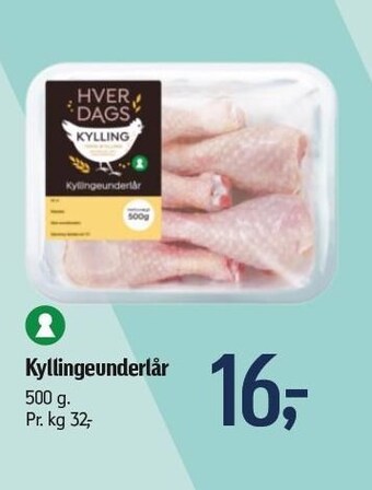 Føtex Kyllingeunderlår tilbud