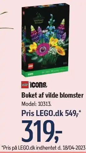 Lego buket af vilde blomster
