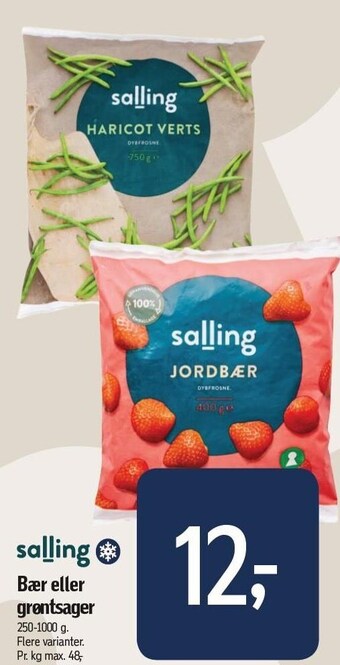 Føtex Salling bær eller grøntsager tilbud