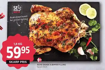 MENY Rose dansk kæmpekylling tilbud