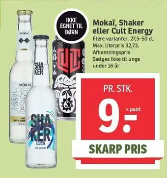 Mokai, shaket el. cult energy