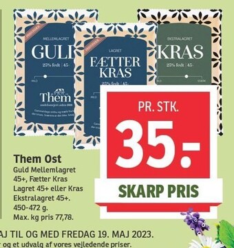 SPAR Them ost tilbud