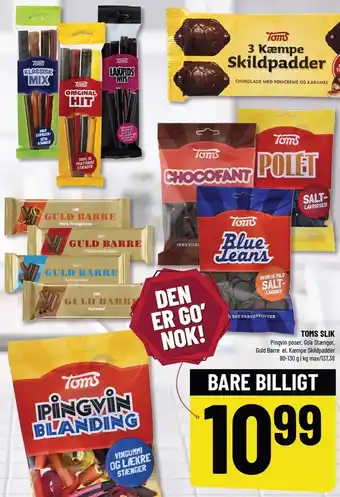 Løvbjerg Toms slik - flere varianter tilbud