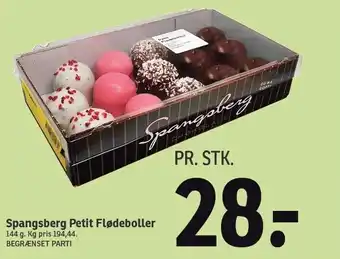 SPAR Spangsberg petit flødeboller tilbud