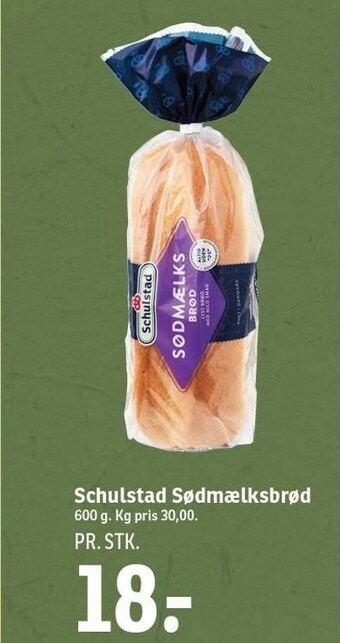 SPAR Schulstad sødmælksbrød tilbud