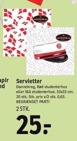 SPAR Servietter tilbud
