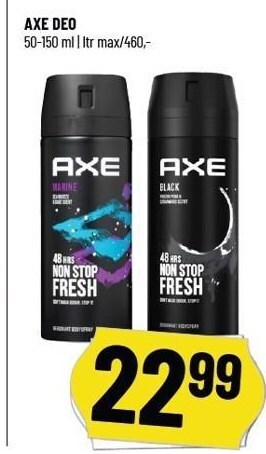 Løvbjerg Axe deo tilbud
