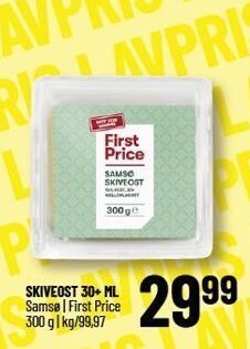 Løvbjerg Skiveost 30+ ml tilbud