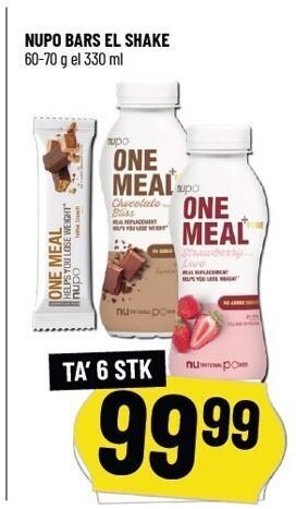 Løvbjerg Nupo bars el. shake tilbud