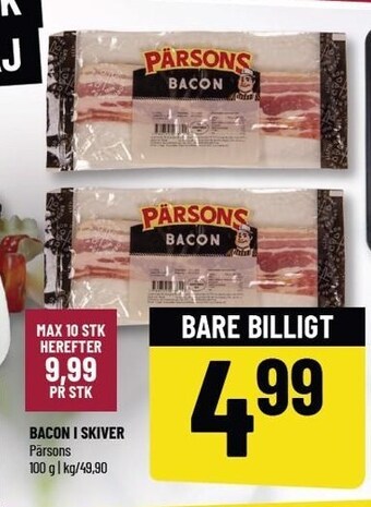 Løvbjerg Bacon i skiver tilbud
