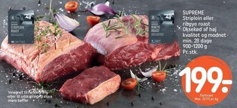 REMA 1000 Supreme striploin eller ribeye roast tilbud