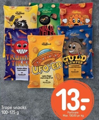 REMA 1000 Trope snacks tilbud