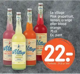 REMA 1000 Le village pink grapefruit, lemon, orange eller blood orange tilbud
