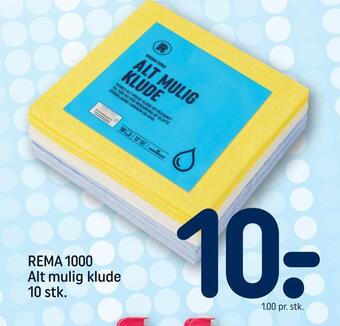 Rema 1000 alt mulig klude