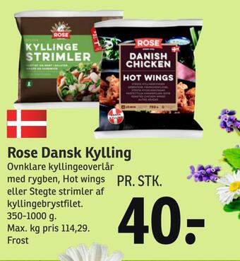 SPAR Rose dansk kylling tilbud