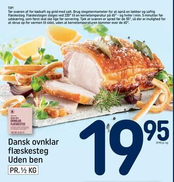 REMA 1000 Dansk ovnklar flæskesteg uden ben tilbud