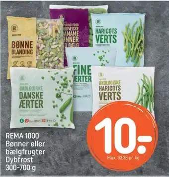 REMA 1000 Rema 1000 bønner eller bælgfrugter tilbud